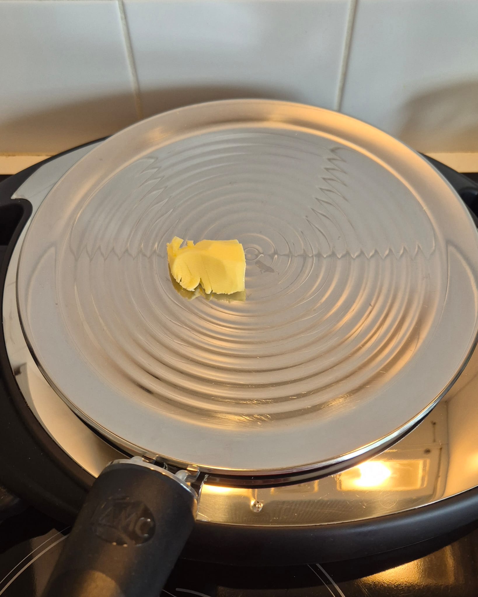 Vaste roomboter rustig laten smelten